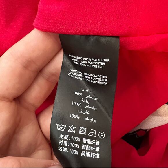 NWT Self-portrait Asymmetric Twist-front Floral-print Crepe De Chine Dress sz 4 - Picture 4 of 10